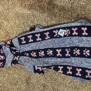 Dog Baja Mexican poncho